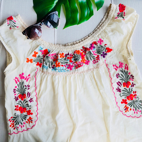 Free People Tops - Free People Embroidered Top